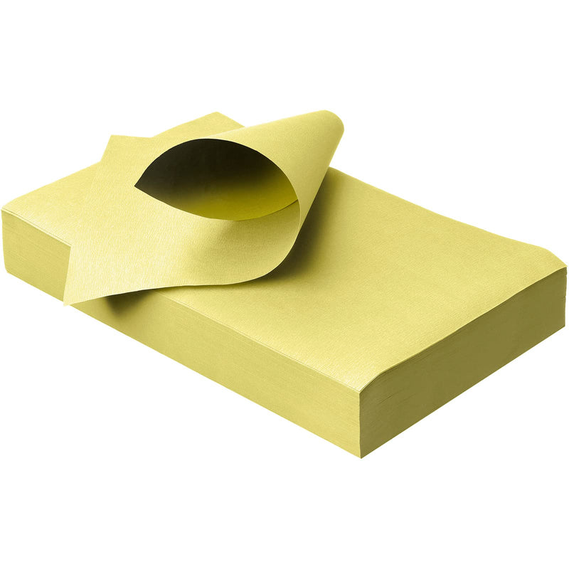 wellsamed tray paper, tray filter paper, paper inserts, tray pad, 250 sheets, 18 x 28 cm, yellow
