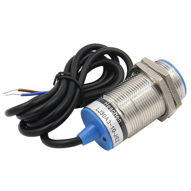 Heschen Inductive Proximity Switch LJ30A3-10-J/EZ Detector 10mm 90-250VAC 400mA Normally Open (NO) 2 Wire