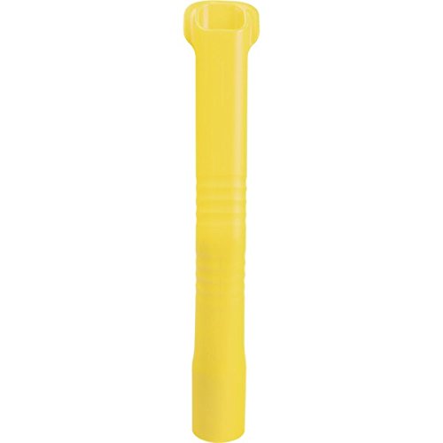 wellsamed suction cannulas, universal dental vacuum cleaner, dental cannulas, reusable cannulas, plastic, 10 pieces, 125 mm length, yellow