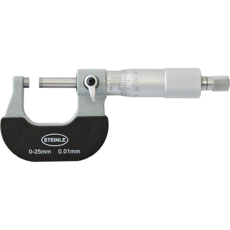 STEINLE outside micrometer 0-25 mm DIN 863 Type: 2130 Promotional price valid until May 31, 2024 Only while stocks last