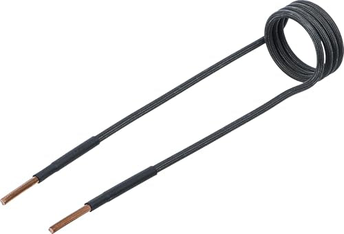 BGS Induction Coil for Induction Heater 2169 Straight Design, 2169-1-38 | 90° abgewinkelt | für Art. 2169, 3391 | Drahtdurchmesser 4 mm | Spulenhöhe ca. 23 mm | Gesamtlänge ca. 220 mm 1 piece. 38 mm