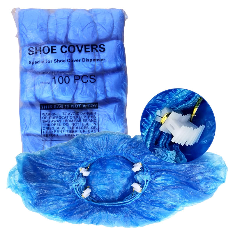 Disposable Shoe Covers for Use with Model G-BD001T Booties Dispenser - Automatic Shoe Covers for Using Shoe Covers (Pack of 100) 100