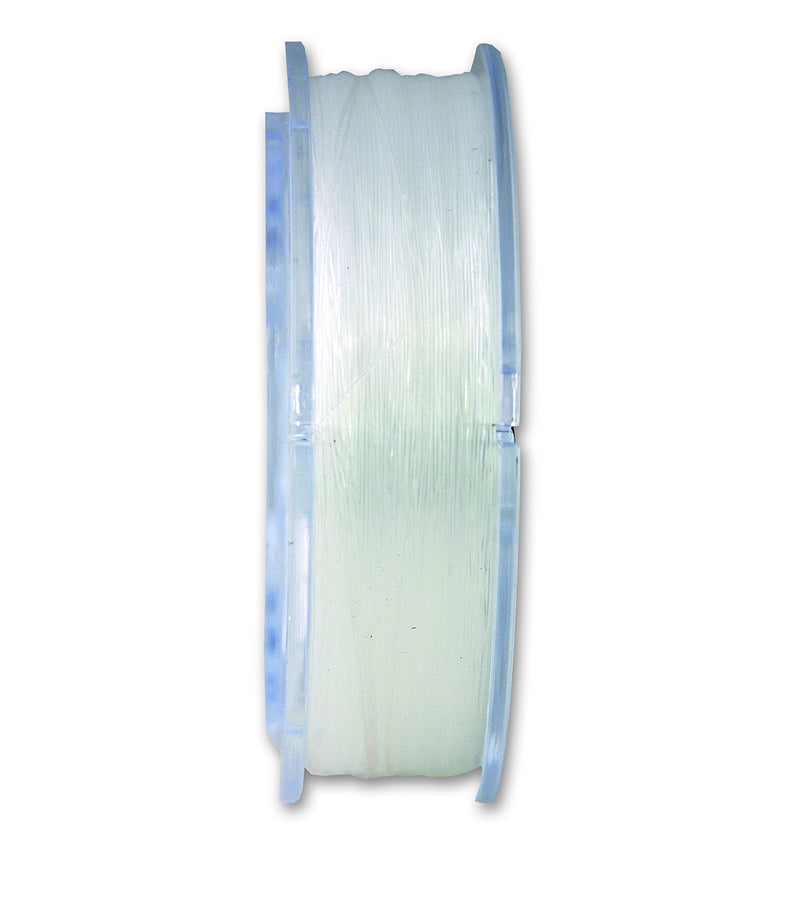 Chapuis NY5 nylon strap – Résistance à la Rupture Approximate: 128 kg – Diameter: 2 millimeters – Length: 15 meters, transparent