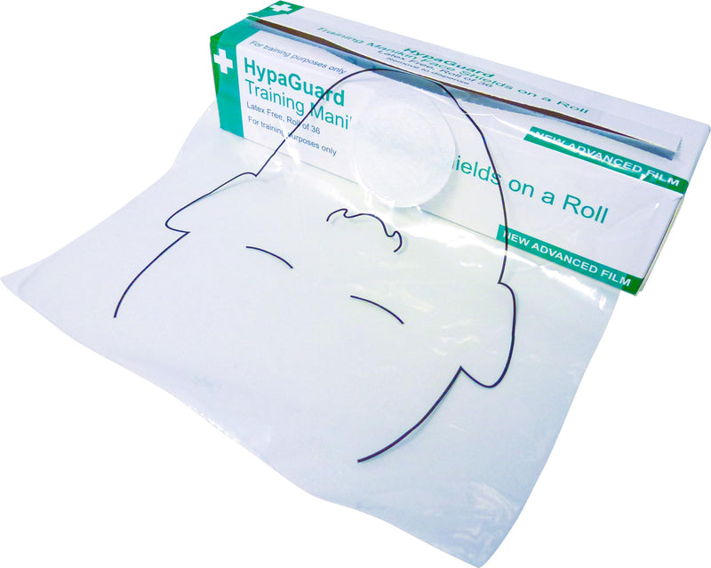 HypaGuard face protection for training on a roll