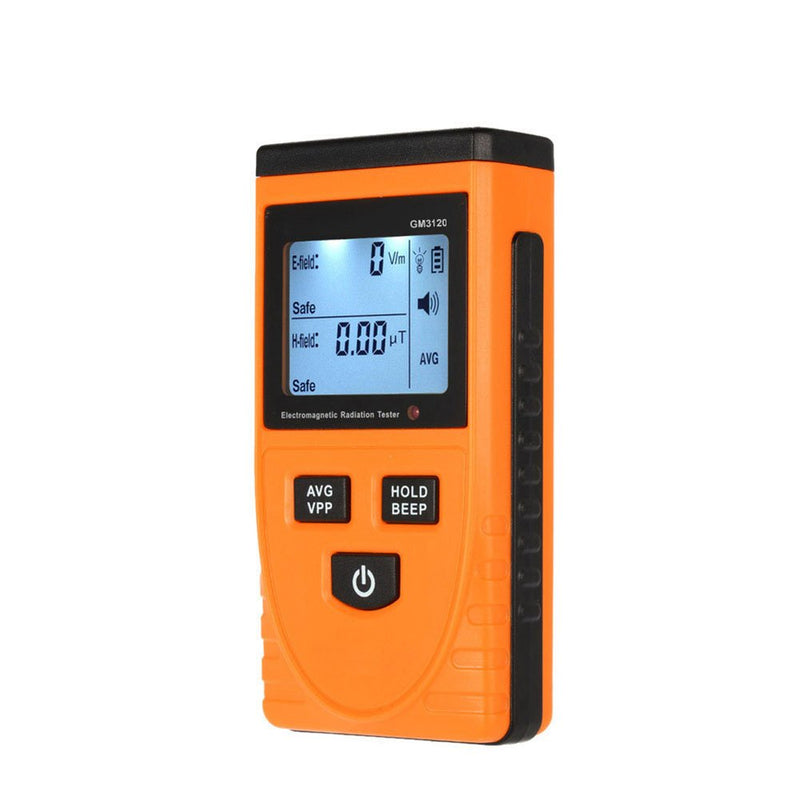 RGBS EMF Meter Electromagnetic Field Radiation Detector Handheld Small Digital LCD EMF Detector Dosimeter Tester Counter