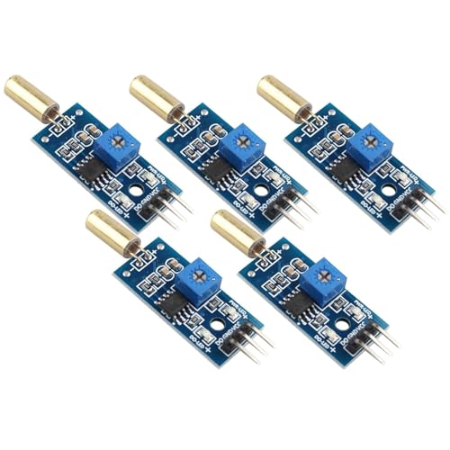5Pcs SW-520D Angle Sensor Board Tilt Sensor Module High Sensitivity SW520D