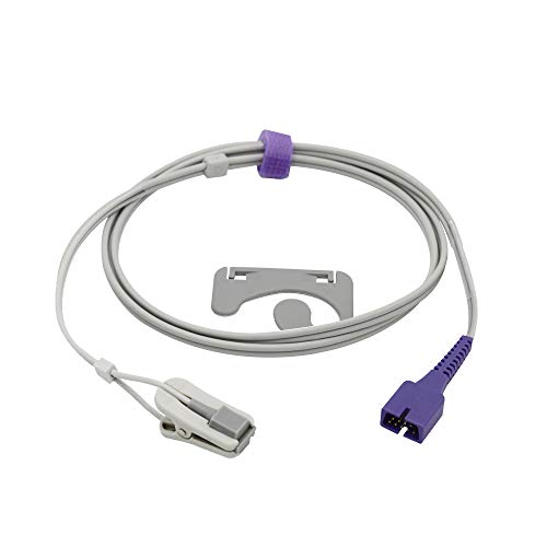 Spo2 Sensor Connector for Adult Ears, 3.2 Pins with 9 Pins, Compatible with Nellcor FDA/CE Approval