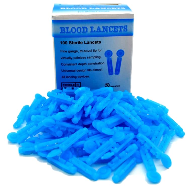Valuemed blood lancets for PiC Indolor, Microlet, Freestyle, Abbott, On Call and many more, 28 g, 100 pieces