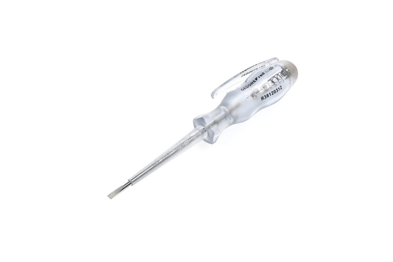 GEDORE red test screwdriver with impact counter, measuring range 105 - 250 volts, blade length 70 mm, phase tester, R38120312
