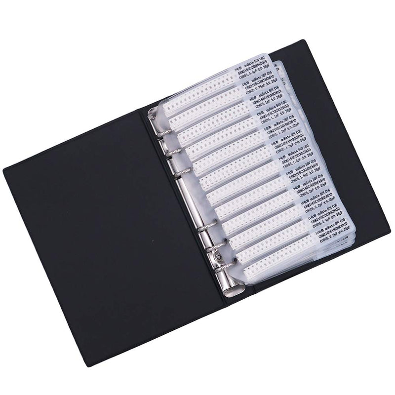 DollaTek Capacitor 0805 (0.5pF-10uF) 92 Value x 50pcs = 4600pcs SMD SMT Capacitor Combined Example Book Kit 0805 Capacitor