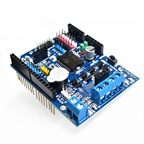 DollaTek L298P Motor Driver Module H Bridge Drive Shield Expansion Board High Performance DC Stepper Motor Controller for Arduino
