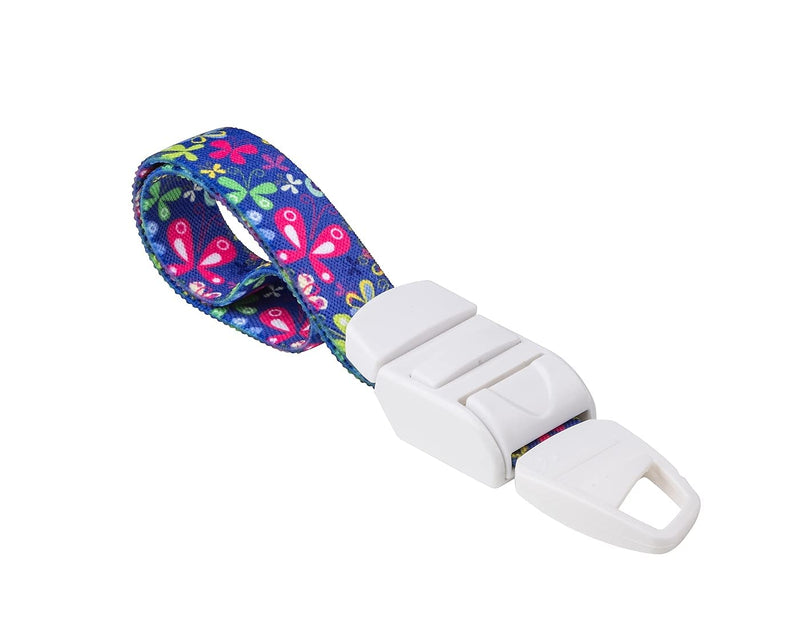 ROLSELEY Professional Purple Medical Tourniquet with Fast and Slow Release Buckle, Latex Free Elastic Band, Vibrating Butterflies Pattern, Nurse Gift Idea