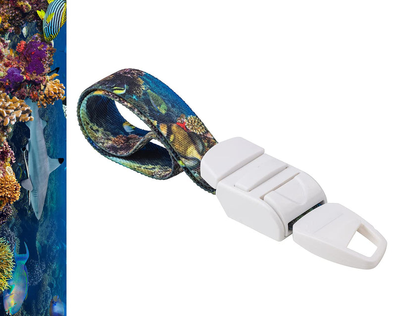 Rolseley Coral Reef/Ocean Fish Pattern Medical Tourniquet with ABS Plastic Buckle, Latex Free Elastic Band, Perfect for Doctors, Nurses, Students and Paramedics