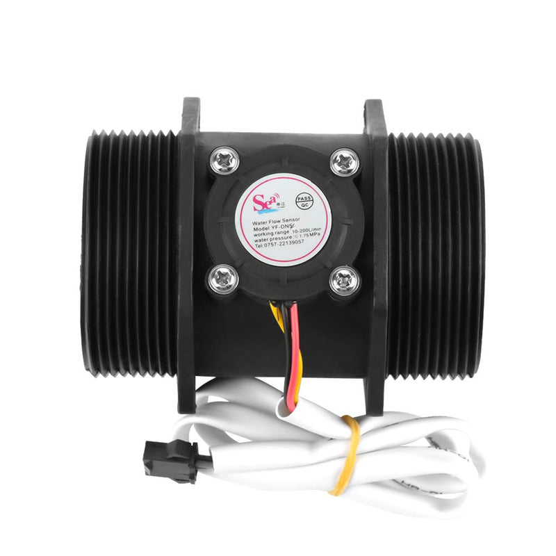 DN50 G2" Turbine Flow Meter Water Flow Hall Sensor Switch Meter Sensor for Water Control for Water Heater Flow Meter Counter 10-200L/min