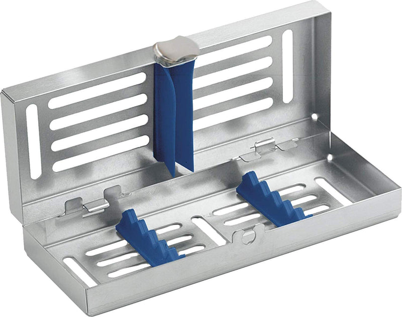 Sterilization cassette tray for 5 instruments, 185 mm x 65 mm x 20 mm