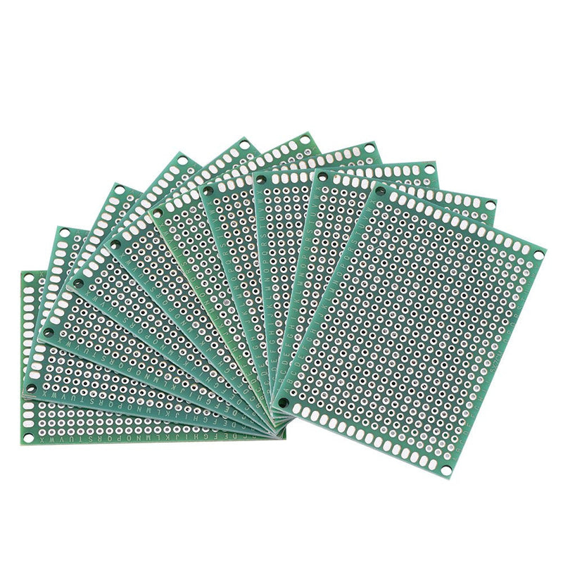 10pcs 5cm x 7cm Circuit Board Universal PCB Circuit Board Double Sides Prototyping DIY Soldering Circuit Board