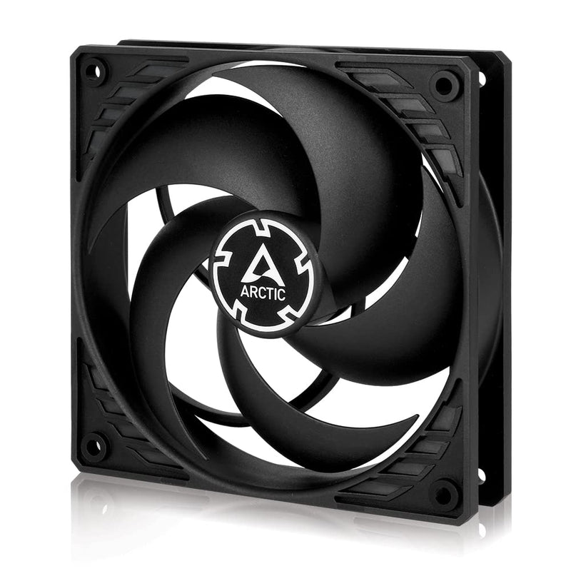 ARCTIC P12 Silent - PC fan, 120 mm case fan optimized for static pressure, case fan, particularly quiet, 1050 rpm - black