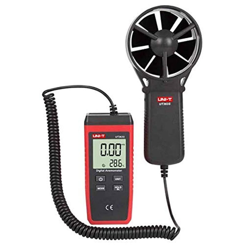 UNI-T UT363S Digital Anemometer 0.4m/s-30m/s -10°C-50°C/14°F-122°F