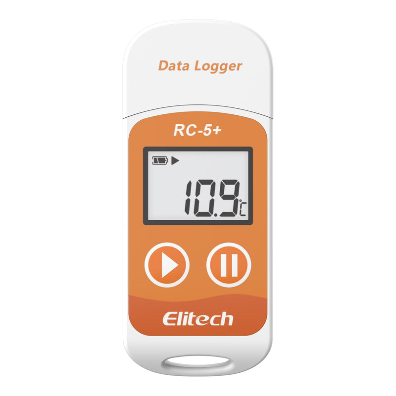 Elitech RC-5+ series PDF USB Temperature Data Logger Reusable Recorder 32000 Points High Accuracy