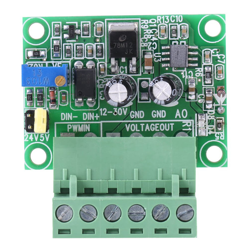 Digital Converter Module, 1-3KHZ 0-10V PWM Signal to Voltage Converter Module Digital Analog Board