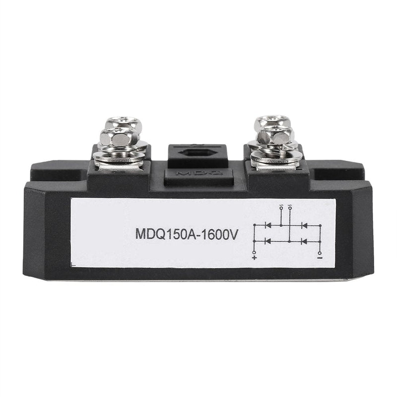 Bridge Rectifier, Black Bridge Rectifier Single Phase Diode Bridge Rectifier 150A 1600V High Power Single Phase Rectifier Bridge Module, 4 Connections