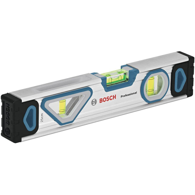 Bosch Professional spirit level 25 cm with magnet system (readable from all sides, aluminum housing, robust end caps) Amazon Exclusive