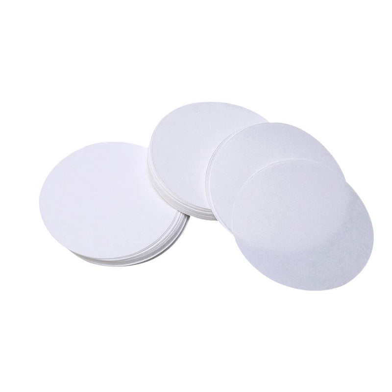 Hemobllo Filter Paper High Quality Round Medium Volume Flow Rate Filter Paper Pack of 100 9cm (White)