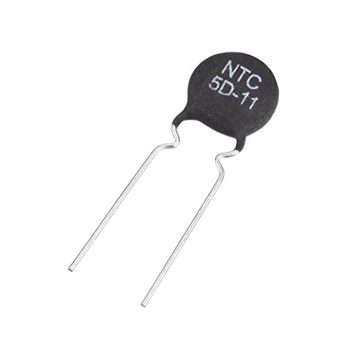 sourcing map NTC Thermistor Resistors Inrush Current Limiter Pack of 20 | 5D-11 4A 5 Ohm, de
