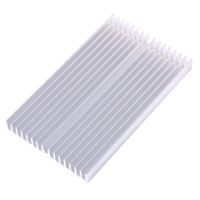 Aluminum Heat Sink/Cooling Fins, Aluminum Heat Sink Diffusion Cooling Fin for Ic Led Amplifier Transistor, 100×60×10mm