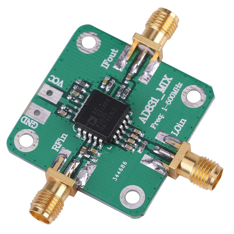 AD831 High Frequency Transducer RF Mixer Module 500MHz Bandwidth Mixing Dual Balanced Mixer Single Chip Radio Frequency Converter