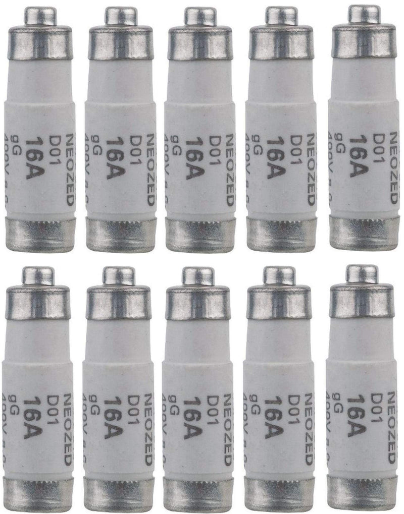 SIEMENS - x10 pieces NEOZED fuse link 400V gL/gG 16A