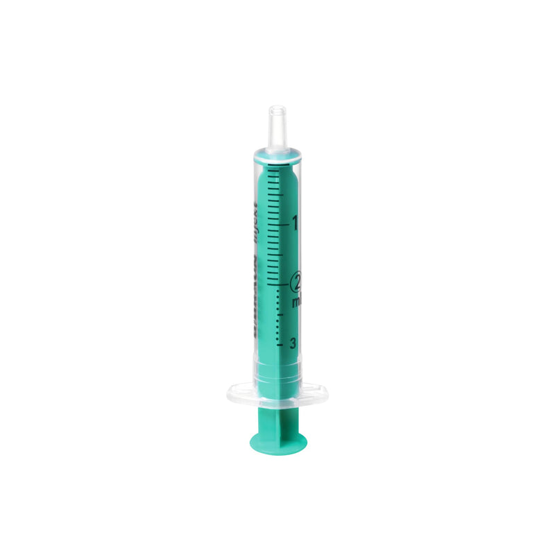 B. Braun INJEKT 2 ml, Luer connection, eccentric, 2-part disposable syringes, 100 pieces 100 pieces (pack of 1)