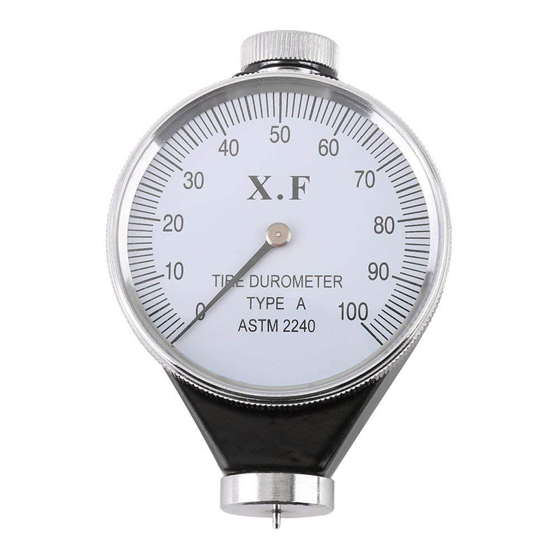 Hardness Tester, Jectse 0-100 HA Shore Type A Rubber Hardness Tester Rubber Tire Durometer Hardness Tester Meter Shore Tire Hardness Tester (A)