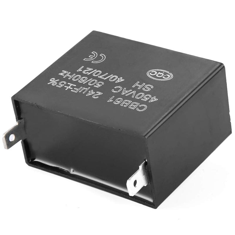 CBB61 capacitor 450V AC 24uF 50Hz/60Hz for 400/350/300/250VAC UL/RU ratings