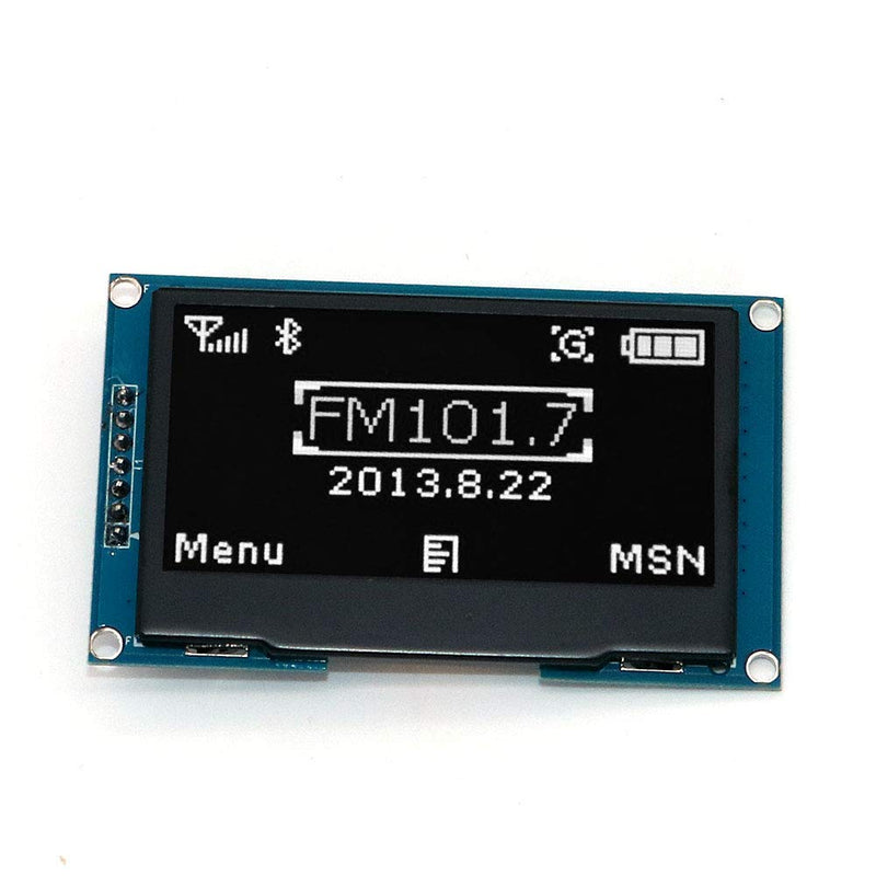 DollaTek 2.42" 128X64 OLED Display Module IIC I2C - Serial Peripheral for UNO R3 - White Font