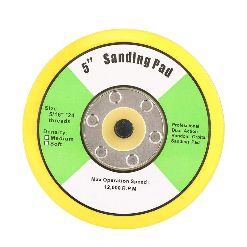 100/125mm polishing tray grinding polishing backing plate with M8 thread(5 inches) 5 inches
