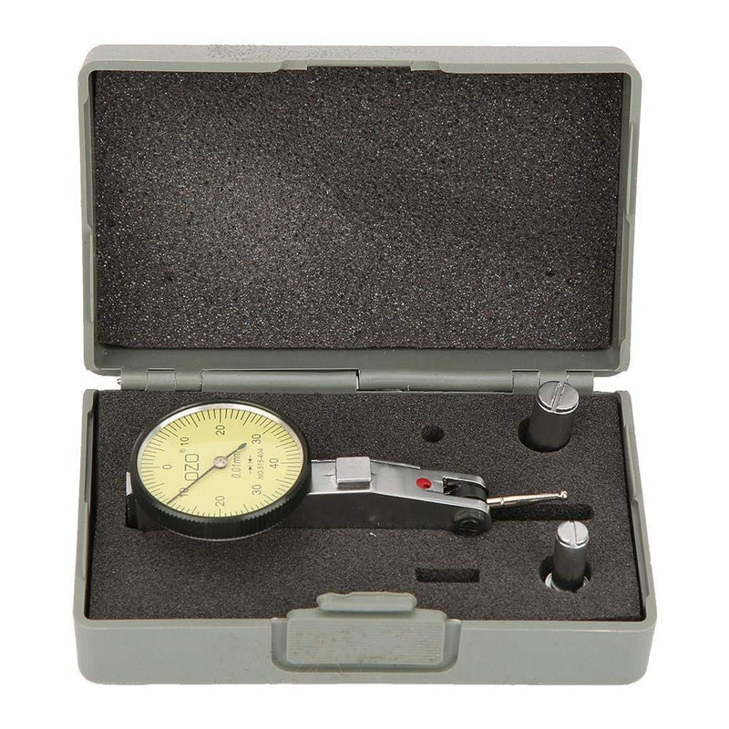0-0.8mm Dial Indicator 0.01mm Precision Dial Indicator Set Lever Dial Indicator Dial Indicator Tool Kit with Case