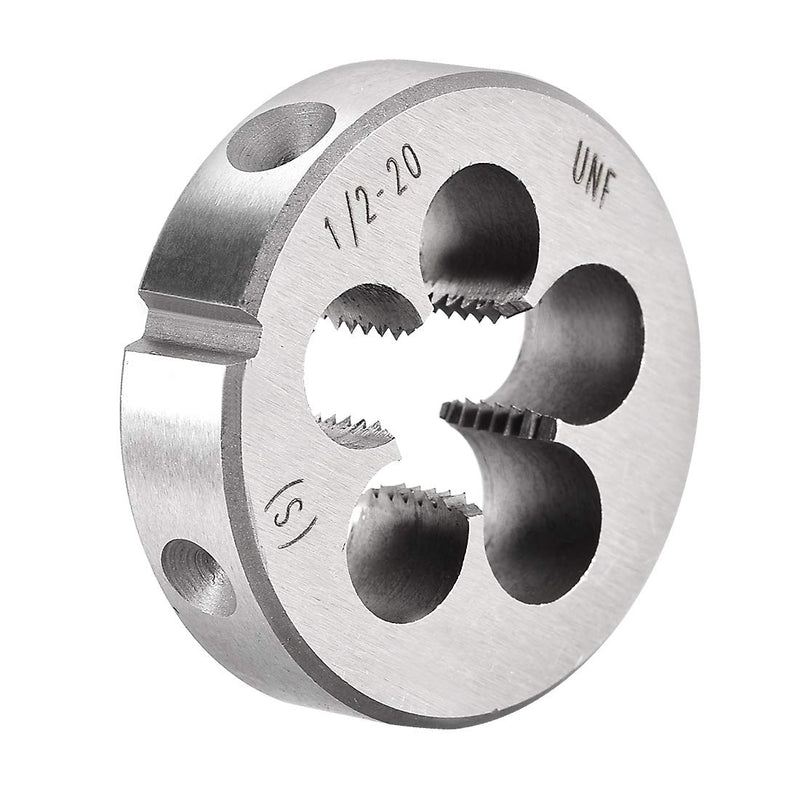 sourcing map 1/2-20 UNF Round Die Machine Thread Die 1.5" OD Tool Steel