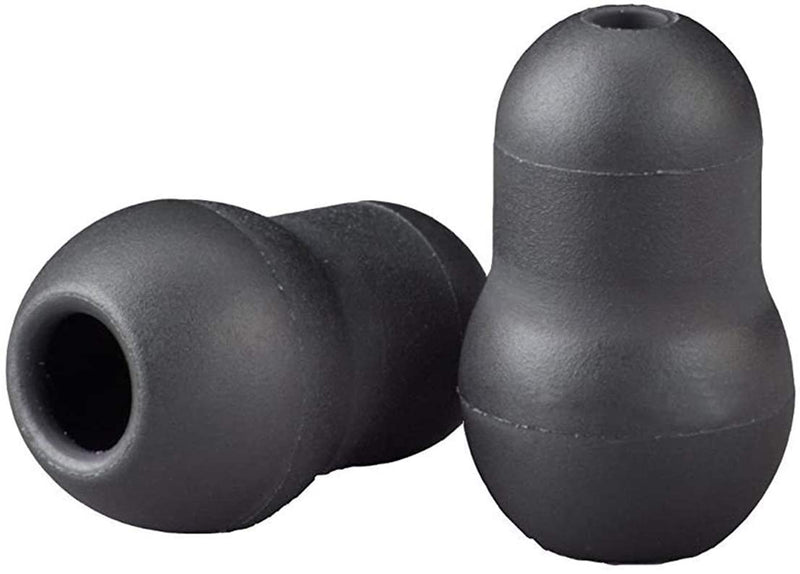 Pack of 10 Super Soft Earplugs Eartips Replacement for Stethoscope Silicone Black