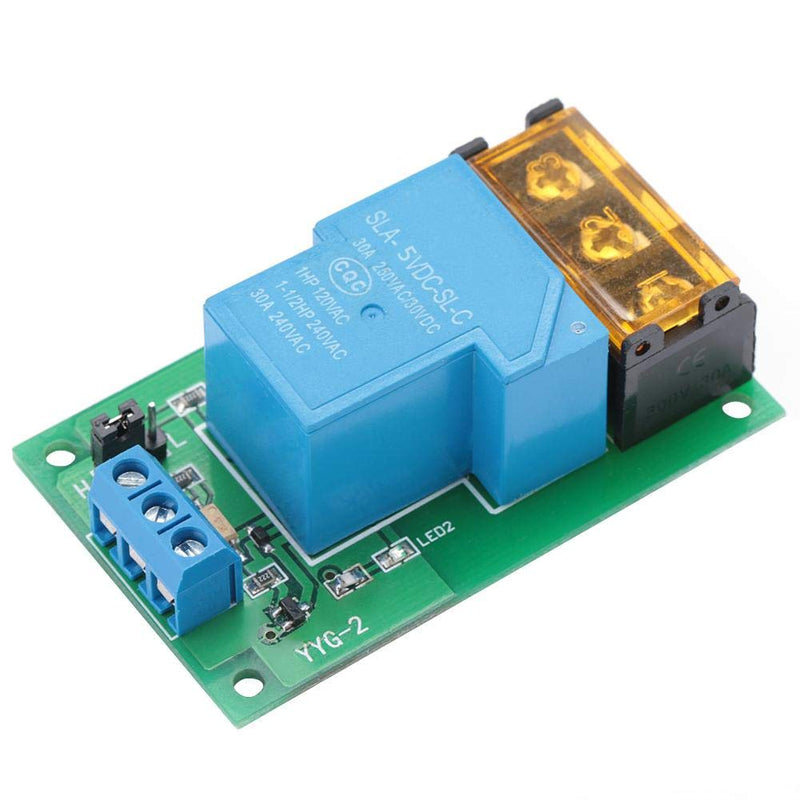 Trigger Relay Module High Performance One Way Trigger Optocoupler Isolation Relay 30A YYG-2 for High/Low Level(5VDC) 5VDC