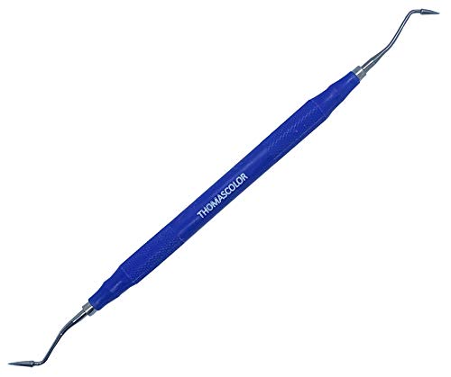 Thomascolor No. 3 composite and acrylic sculptor with resin-coated stainless steel handle, autoclavable