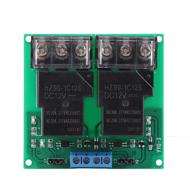 Relay Module, 30A YYG-3 DC 5V/12V/24V Bidirectional Bidirectional Optocoupler Isolation Relay Module Electrical System Control(12VDC) 12VDC