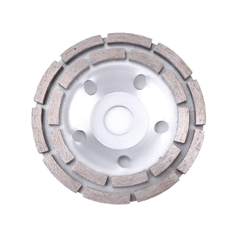 Diamond grinding disc 125mm x 20mm grinding cups Turbo diamond grinding disc double row for concrete granite marble natural stone screed, diamonds