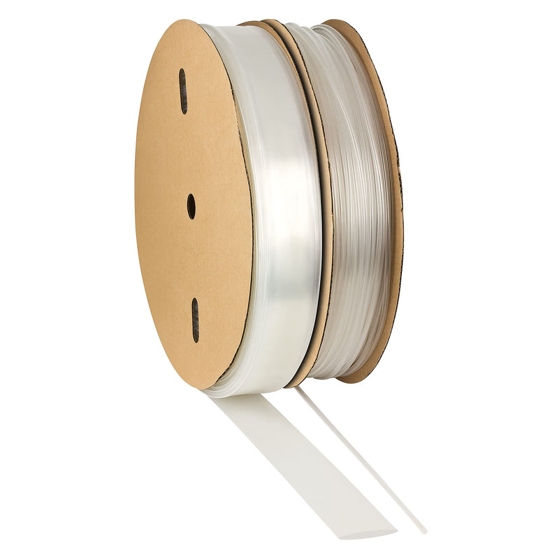 ISOLATECH heat shrink tubing sold by the meter transparent with adhesive Ø 20mm 1 meter shrink ratio 4:1 set polyolefin for insulating cables solder connections unlabeled UV resistant (Ø20mm 1 meter) 20mm inner Ø length: 1m