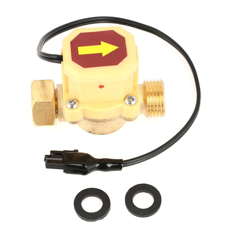 Water Flow Sensor Switch G 1/2 Female Thread Brass Water Flow Switch Pneumatic Control Valves and Switches