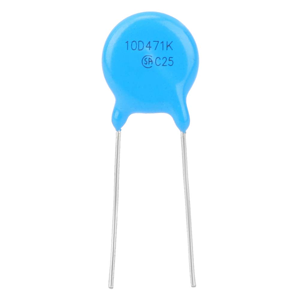 50Pcs Varistors Inline 10D471K 10K471 with good contact performance, 10mm diameter 470V