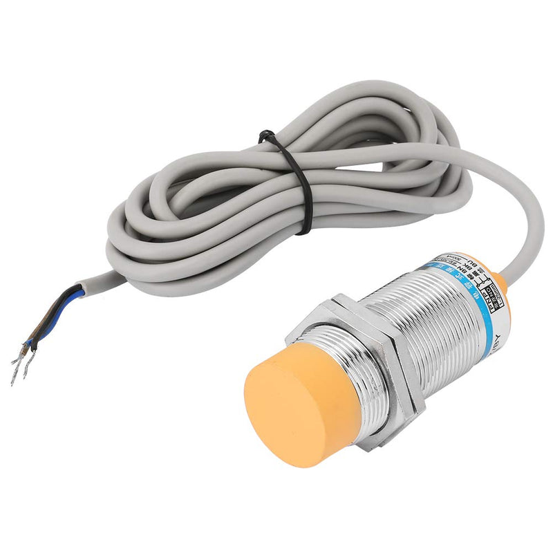 Inductive Proximity Sensor, 25mm Range 3-Wire PNP Closer Switching Detector DC 12-24V Industry 4.0 for Mechanical Engineering Manufacturing Equipment Robotics Assembly Lines