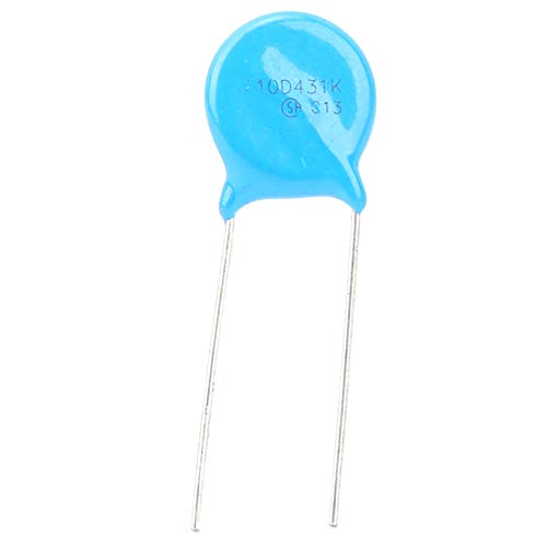 Varistors Set of 50 10D431K 10mm Diameter 430V Resistance Capacitor Electronic Fun Kit for Hobby Projects