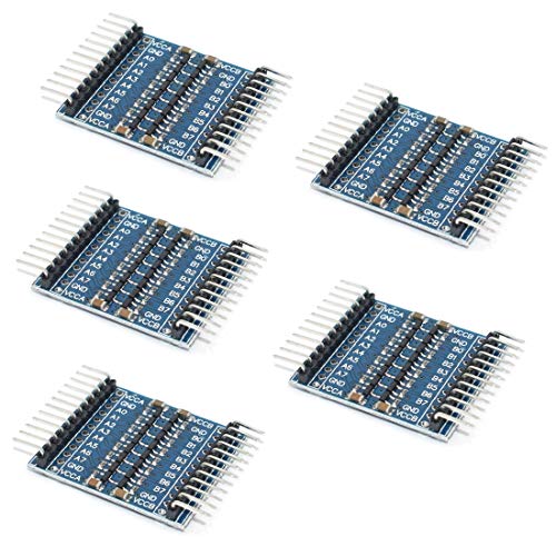 Hailege 5 x 5 V / 3.3 V 8 Channel Level Converter IO Bidirectional Mutual Converter for Raspberry PI