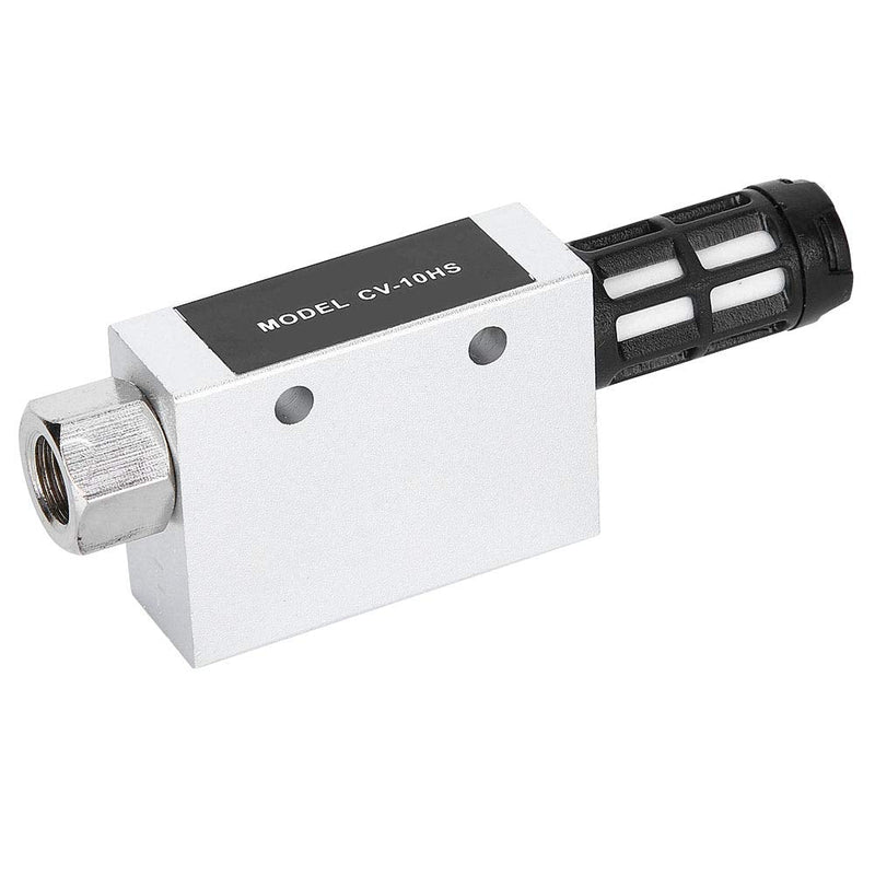 CV-10HS Silencer Vacuum Generator Vacuum Ejector Aluminum Alloy Pneumatic Outlet Valve, 1mm Nozzle Diameter, Large Ventilation